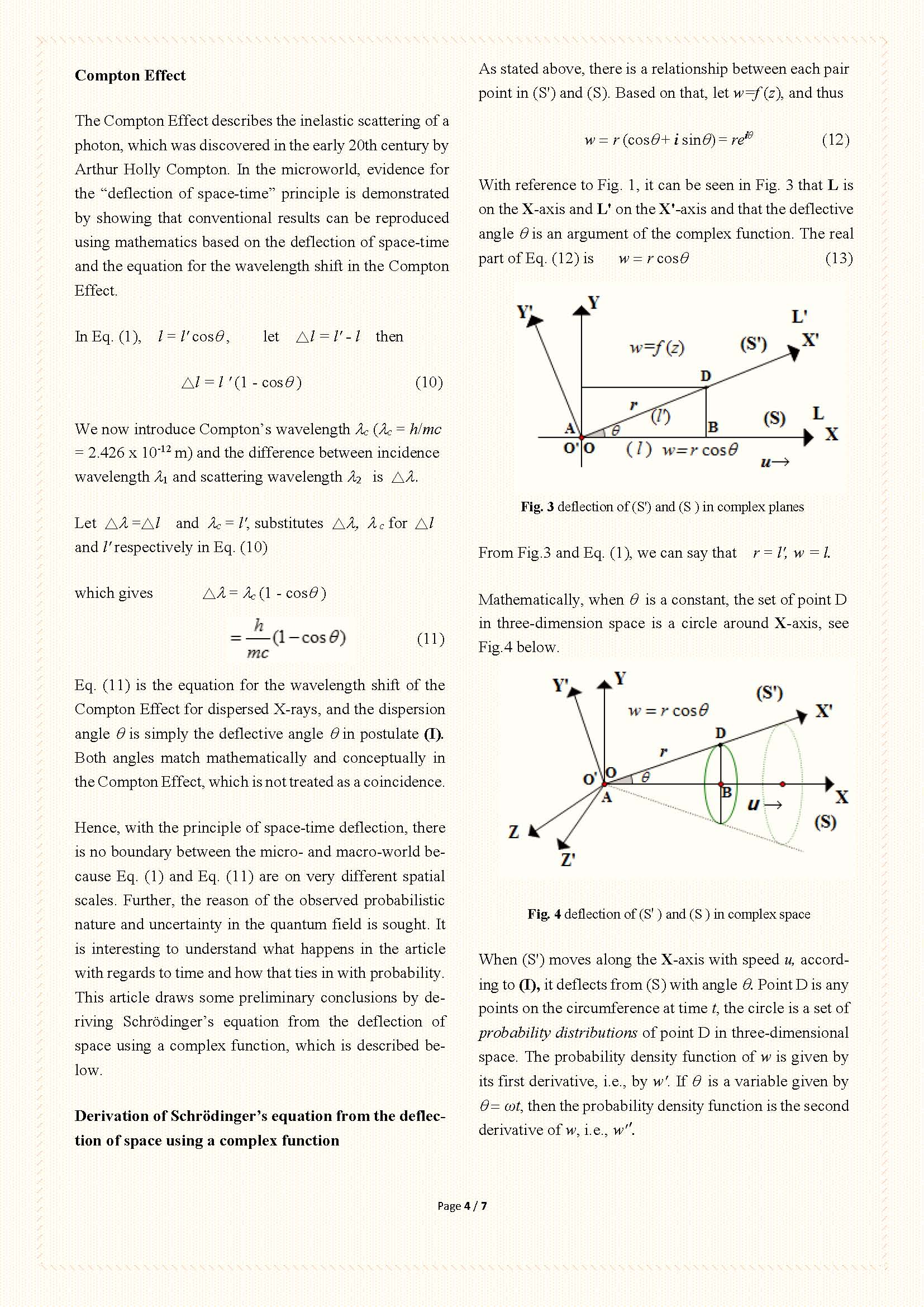 Analytical Space Time P4